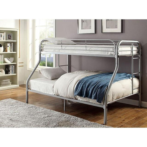 Opal Silver Twin/Full Bunk Bed image