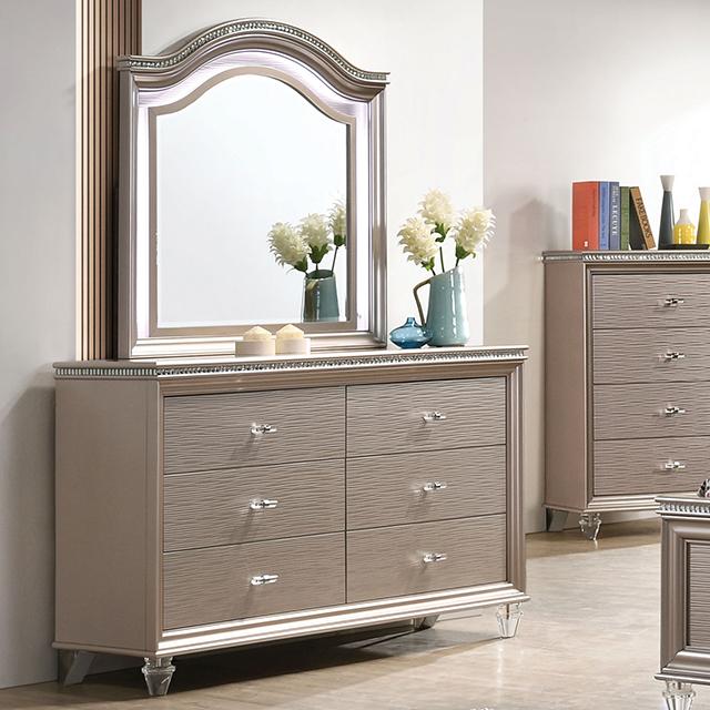 ALLIE Dresser Beige & Rose Gold