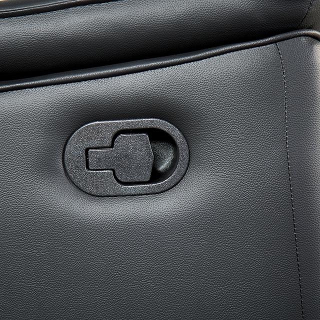 Bienne Sofa Manual Recliner White & Black