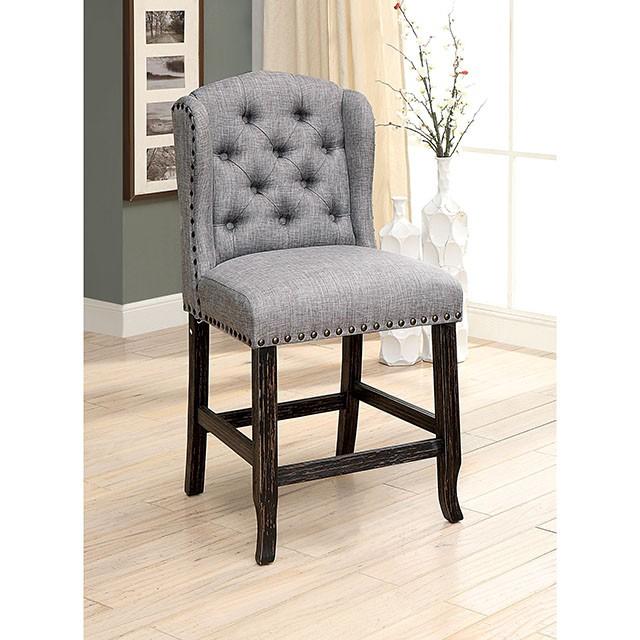 SANIA Counter Ht. Wingback Chair (2/CTN)