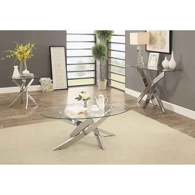 LAILA Chrome End Table image