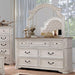 Pembroke Antique Whitewash Dresser image