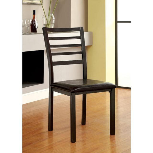 COLMAN Black Side Chair (2/CTN, K/D) image