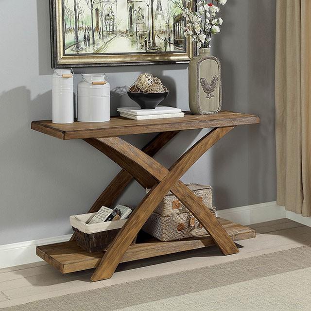 Bryanna Antique Light Oak Sofa Table image