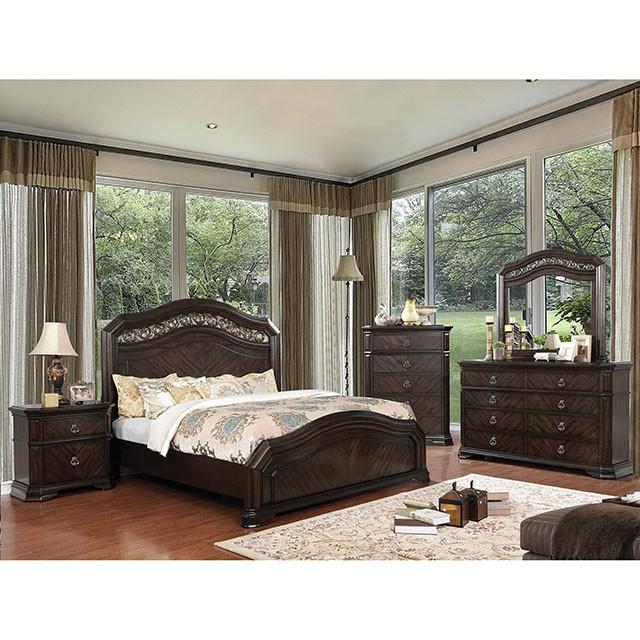 Calliope Espresso E.King & Queen Bed