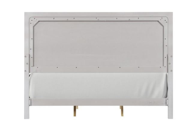 Crowthorne E.King & Queen Bed Grey & White