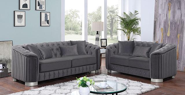 CASTELLON Loveseat, Dark Gray