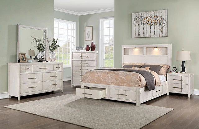 Berenice Mirror Espresso, Beige, & Brown