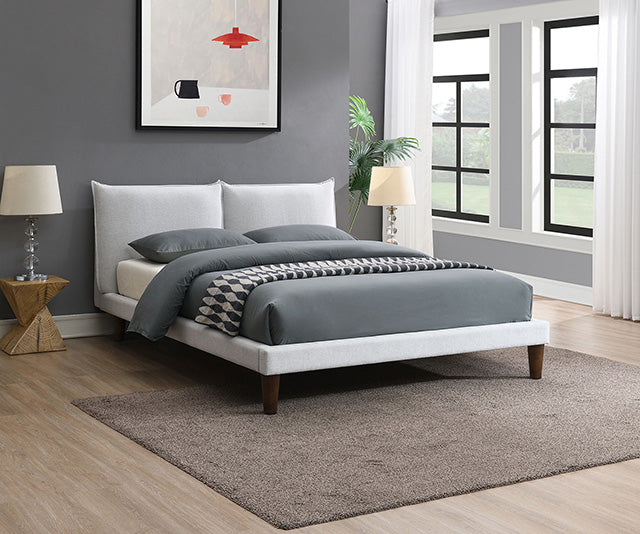 Verwood E.King, Full, & Queen Bed Gray & Light Gray